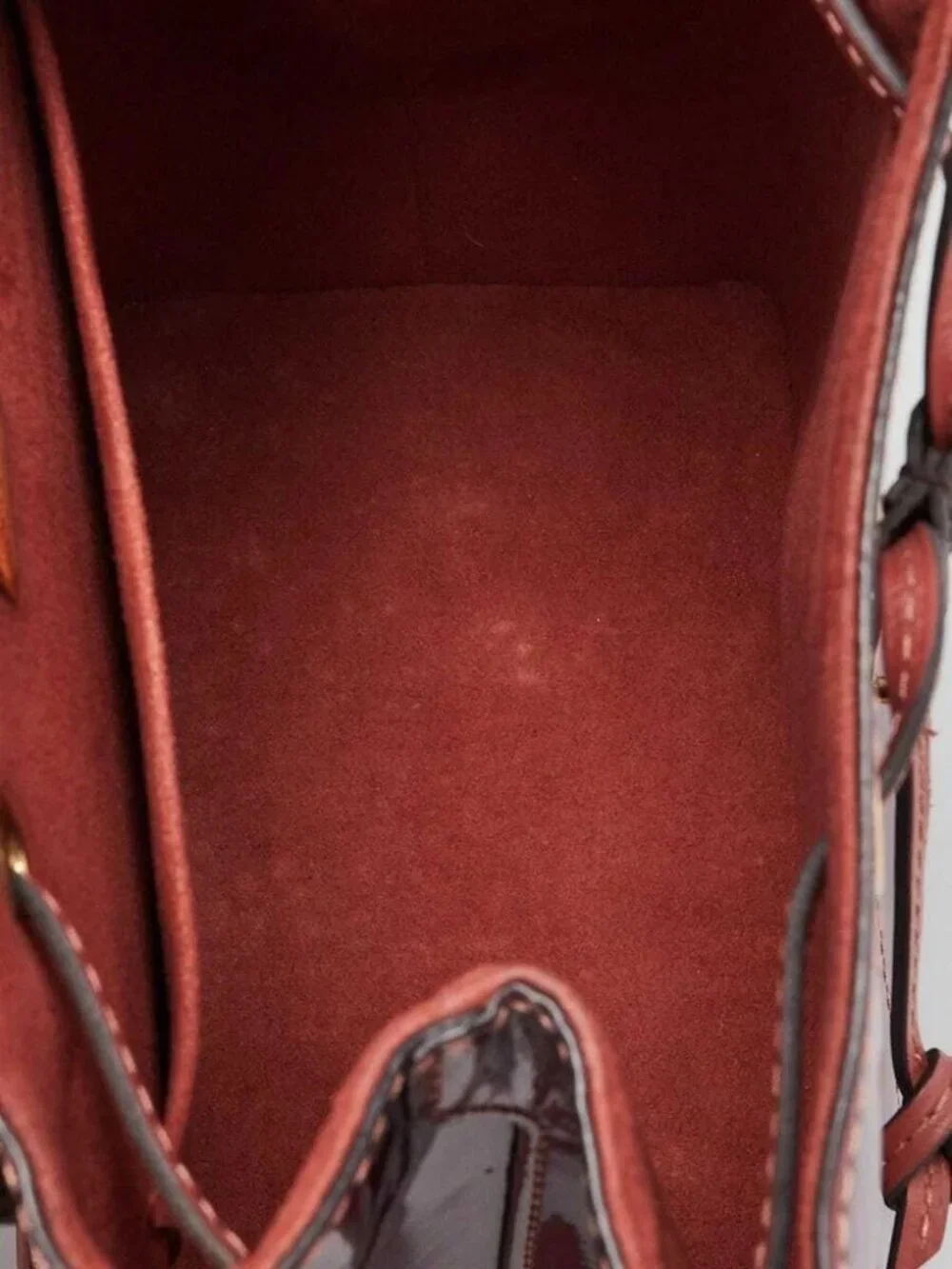 Louis Vuitton Monogram Coated Canvas/Vieux Rose Vernis Hot Springs Backpack Bag